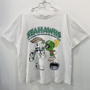 Seattle Seahawks Looney Tunes Bunny Marvin T-Shrt Shirt 90S Full Size S-3Xl